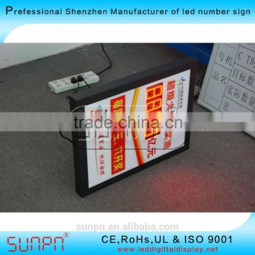 Shenzhen manufacturer of Outdooor LED lottery sign led advertisement board