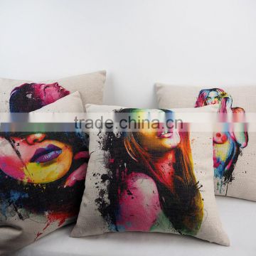 Creative latest design cushion covers for outdoor furniture custom large pillow cases throw pillow covers