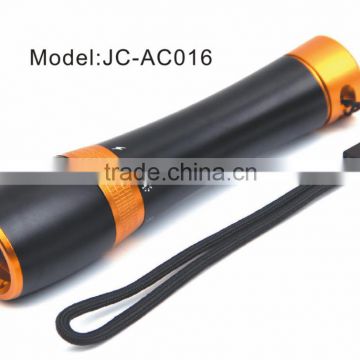 Soft High Power CREE Focusable Flashlight and torch with rechargeable battery