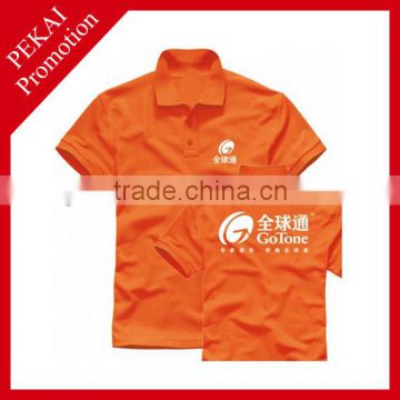 Custom wholesale in china promotional polo t-shirt