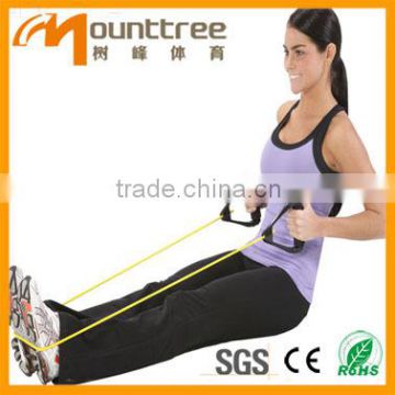 Stretch Yoga Fitness Workout Pilates Resistance Exercise Bands Tubes