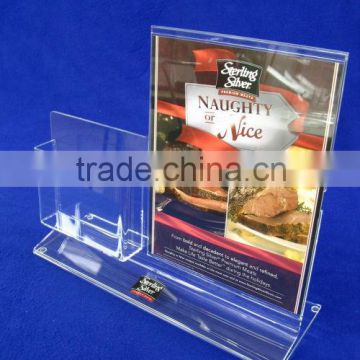 Acrylic Clear Literature Display Stand (OS-F-081)