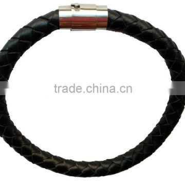 PU Leather bracelet magnetics clasps neodymium magnet bracelet