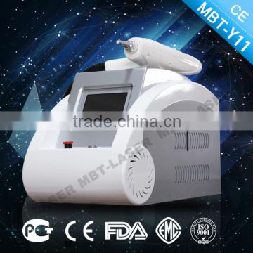1064nm / 532nm / 1320nm 3model different wavelength Q switch nd yag laser tattoo removal machine for home use