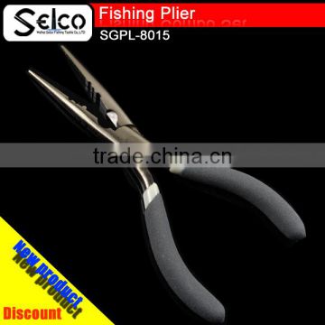 OEM designed long nose fihsing plier long nose clamp pliers cutting pliers