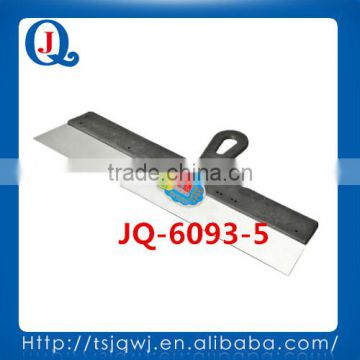 Wide matel putty knife carbon steel scraper with plastic handle JQ-6093-5