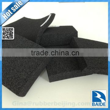 customize black foam rubber mat