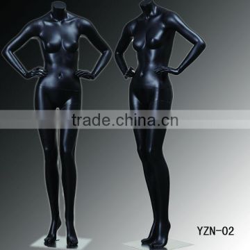 Latest adjustable window display black headless cheap mannequin on sale