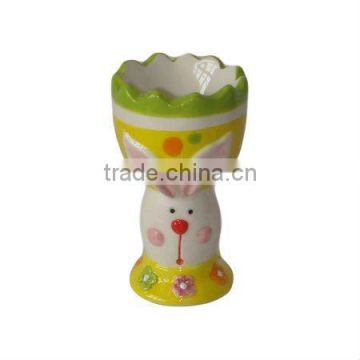 wholesale novelty ceramic easter egg cup