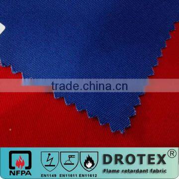 EN1149 high tensile strength CVC 60/40 anti static twill fabric for electrical workers