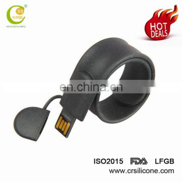Promotional Corporate Gift Usb Silicon Wristband Usb Flash Drive