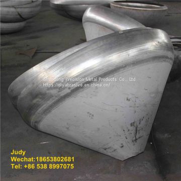 Forged steel tank end dished conical head in concrete mixing machine