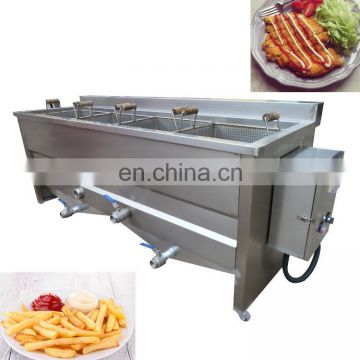 Inexpensive high quality  spanish fries fryer chicken patties square fryer electric or gas heating machine