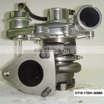 Cars spare parts CT16 Turbocharger 17201-30120 17201-30080 used for Toyota Land Cruiser Hiace Hilux vigo d4d 2.5l 2kd-ftv engine