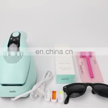 DEESS automatic flashing cooling triple care ipl permanent laser hair removal home