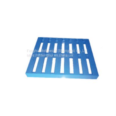 Hot steel forklift pallet card antiskid moisture proof metal pallet manufacturers direct sales