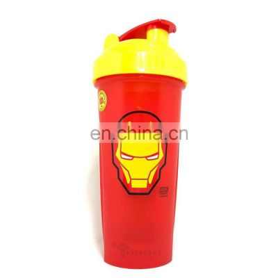 hot selling small  logo outdoor sublimation gym leak proof slim fitness neon colorful shaker cups with logo