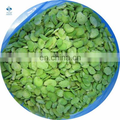 BRC Certified China frozen broad bean IQF Peeled Broad Beans/ Split Broad Beans