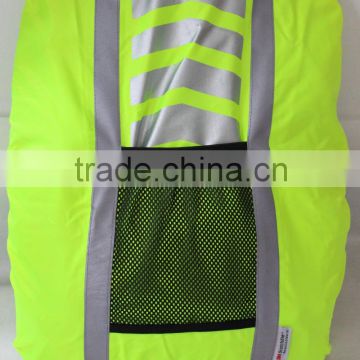 High visibility custom nylon backpack cover