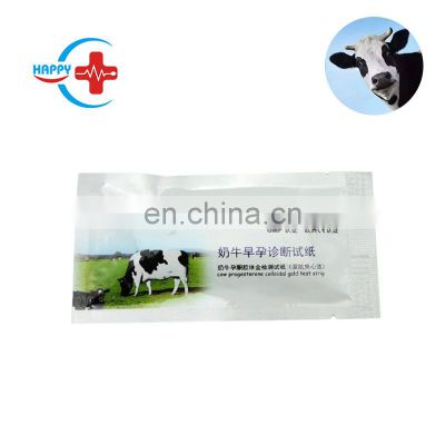 HC-R062B Veterinary hcg Cattle Early Pregnancy Diagnostic Test Strips /Disposable Early Cow Pregnancy Test Kit