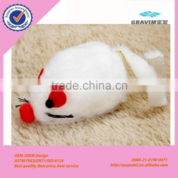 China wholesale pet products colored Plush cat toy mouse