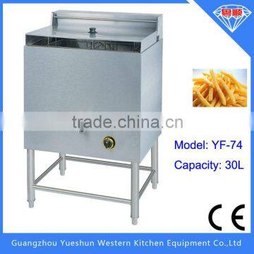 Single tank double basket commercial gas turkey fryer