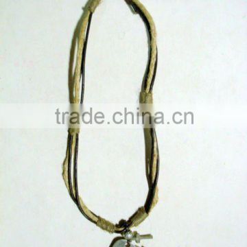 men's Leather Necklace