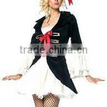 Newest fashion style women's pirate costume halloween party fancy dress costume wholesale BWG-2252
