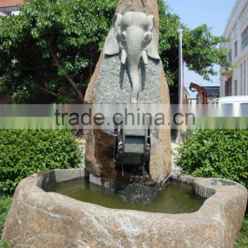 Indoor Hand Carved Natural Stone Small Waterfall Buddha Fountain