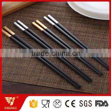 Dishwash Safe Black Chopsticks Washable Gold Chopsticks