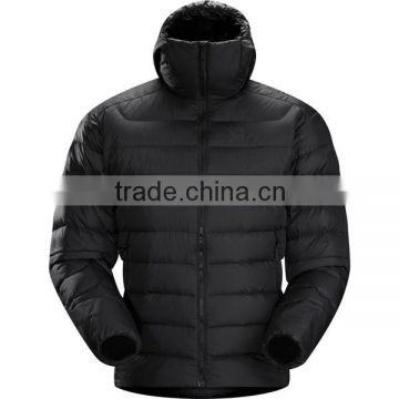 black and blue warm and comfortable men padding jackets