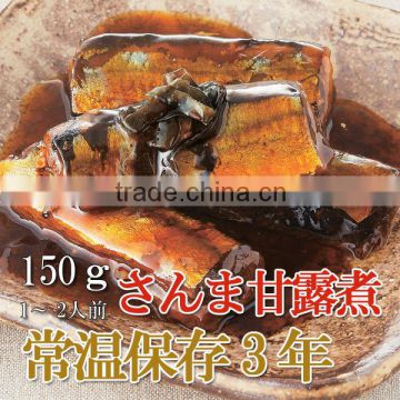 Saury 'kan-ro ni' stewed in soy sauce and sugar 150g (1-2 servings)