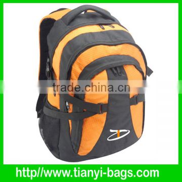 2014 hot sale 600D and plaid fabric sport backpack