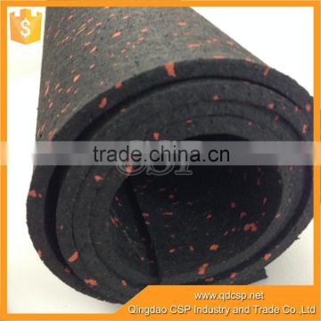 fitness rubber roll gym flooring/cheap rubber roll/high quality rubber flooring roll/6mm rubber flooring roll