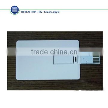 2016 1gb USB Flash Drive Red Custom Business Plastic Card blank usb card                        
                                                Quality Choice