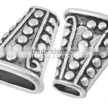 Alloy Beads, Nickel Free, Antique Silver Color, about 18mm long, 16.5mm wide, 7mm thick, hole:3.5-12mm. (EA9811Y-NF)