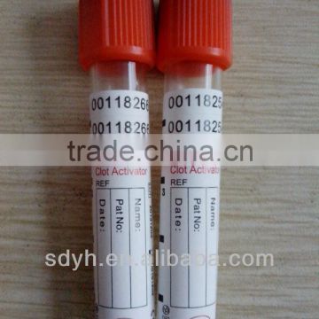 Vacutainer Blood Collection Plain Tube with non additive