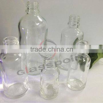 250ml 500ml 1000ml clear dropper essence oil glass bottles