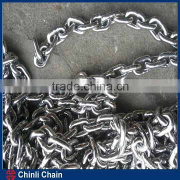 Ordinery Stainless steel weld Link chain for Chinli,High quality normal welded point SUS304/316 standard Link chain