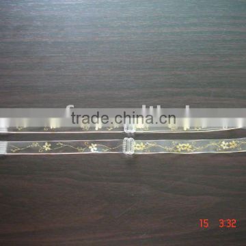 TPU bra strap with transparent hooks