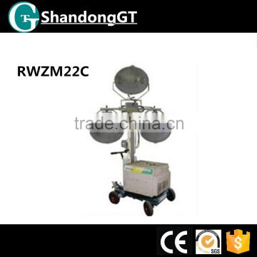 GT brand mobile hand push light tower RWZM22C