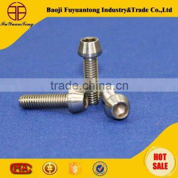 titanium flat head screw bolt