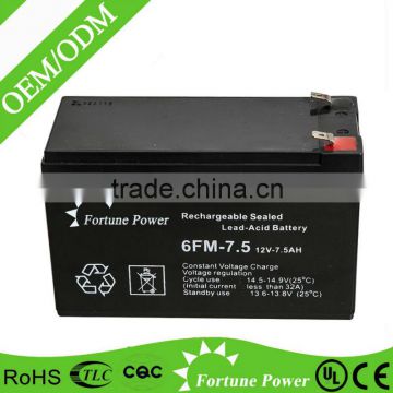Hot sale item 12v 7.2ah ups sealed AGM battery