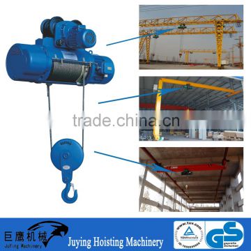 AC 380v 3 phase CD1 type electric monorial hoist