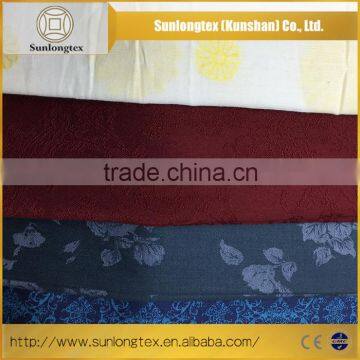 Solid Dye Polyester Cotton Spandex Men'S Suiting Fabric For Jacquard