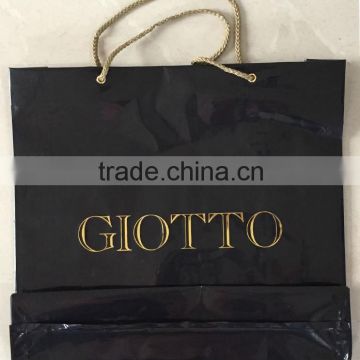 china factory stamping logo plastic shopping bags, boidegradable plasitc bag