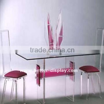 high quality red acrylic dining chairs