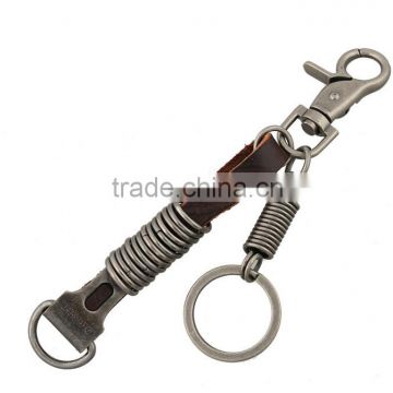 Men's Vintage leather accessories leather keychain