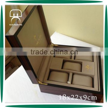 EXW/Real price Custom wood grain newest style Wood luxury watch box