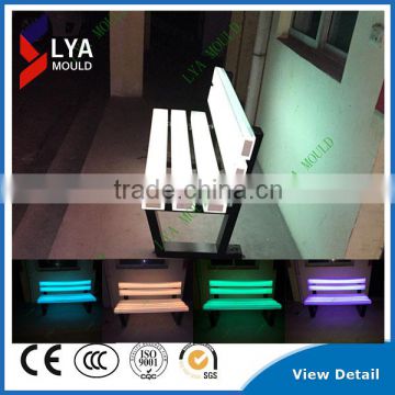 outdoor/indoor plastic LED bar chair